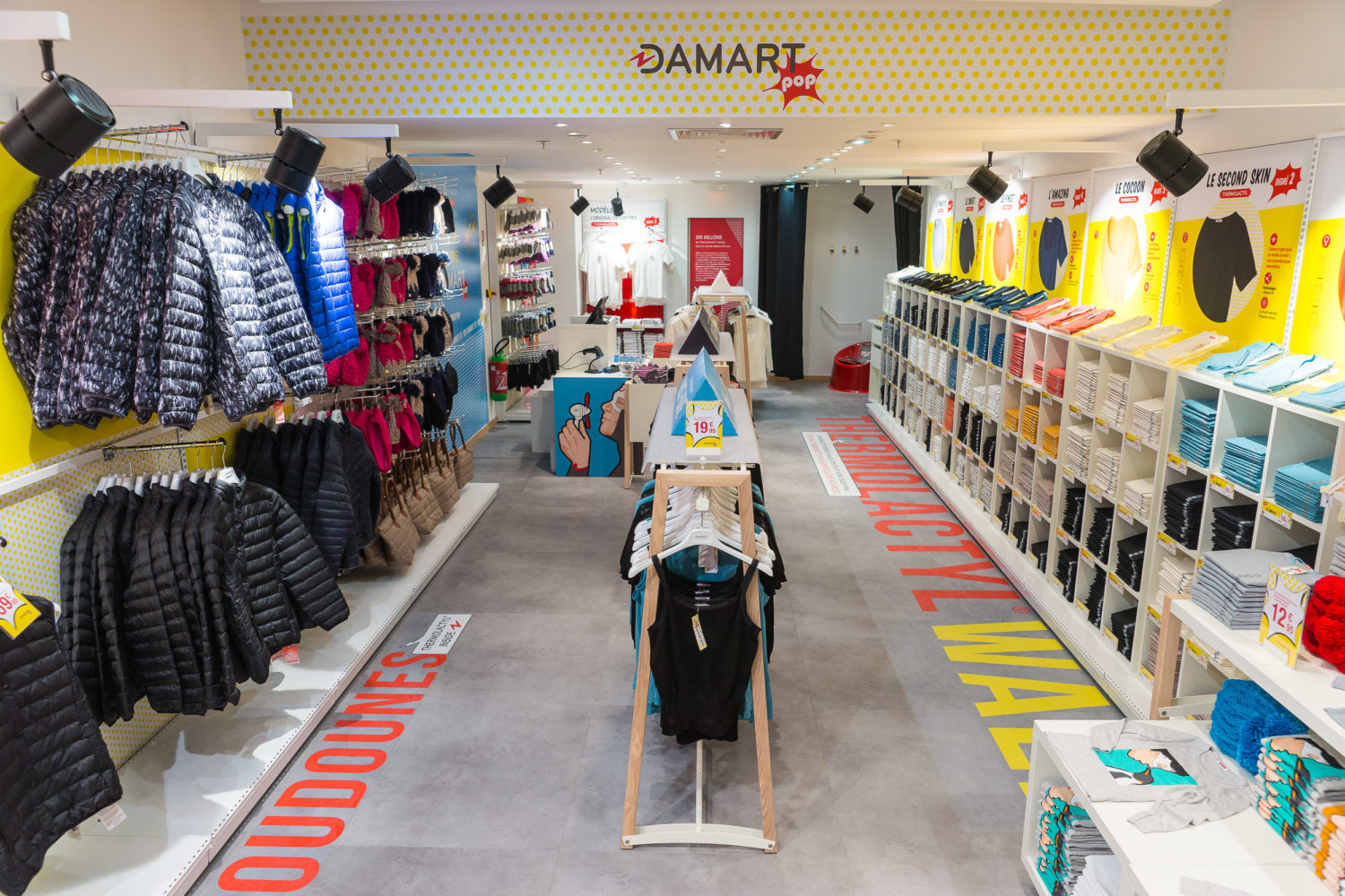 pop-up store damart